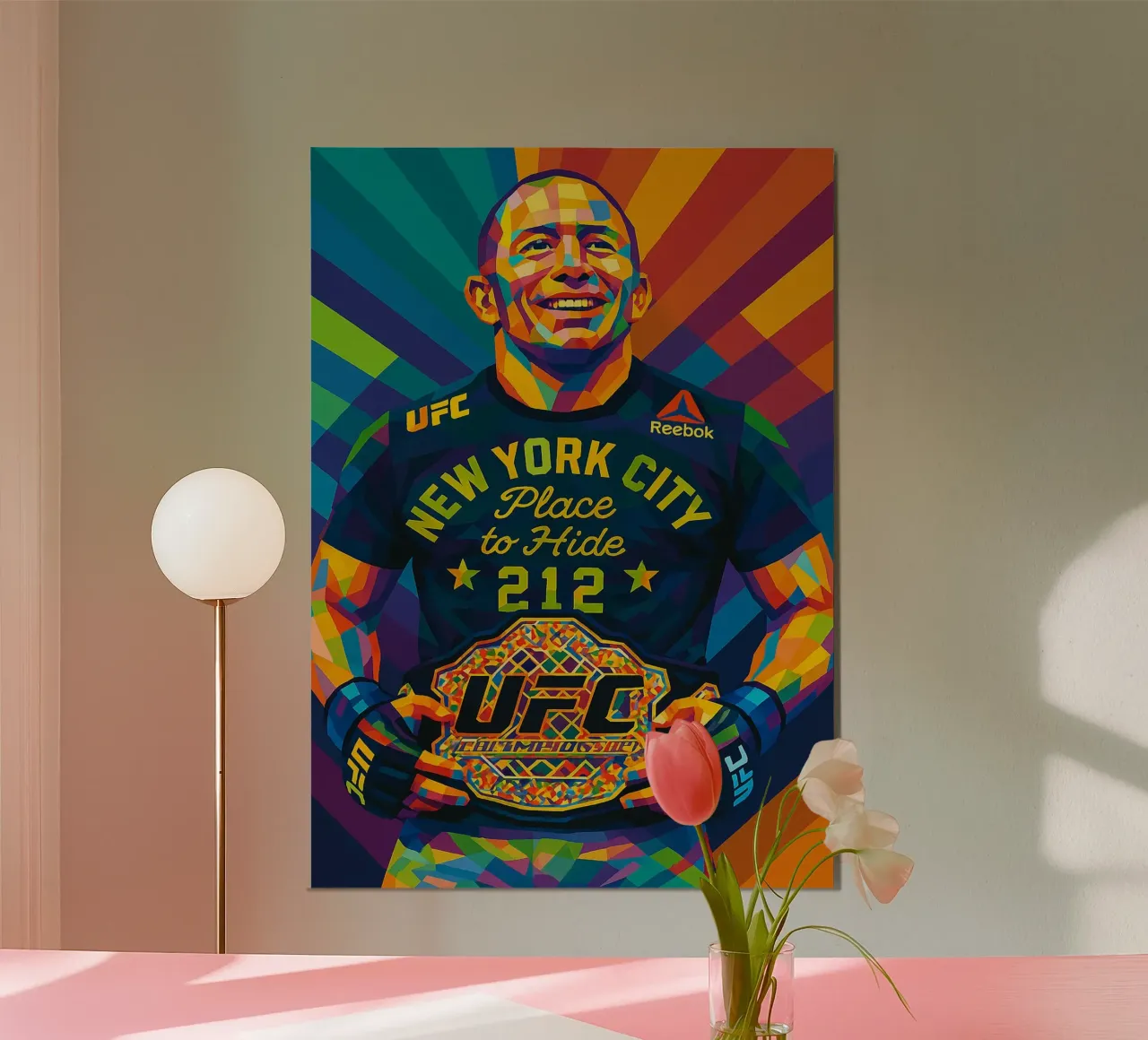 Georges St-Pierre carta hahnemühle da HopeStudio