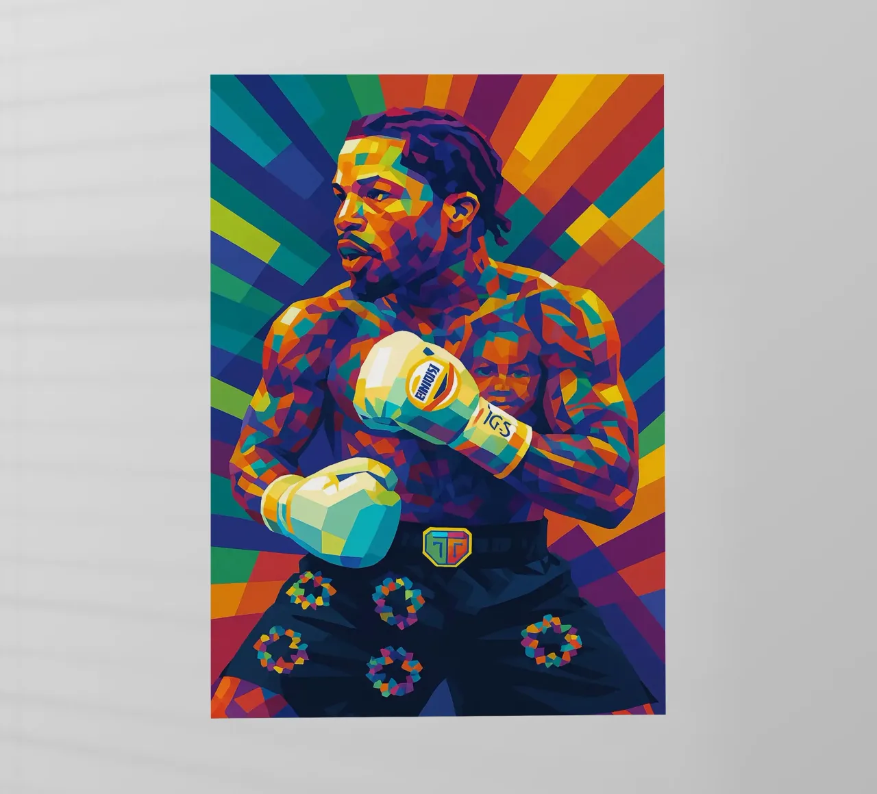 Gervonta Davis pellicola backlit da HopeStudio