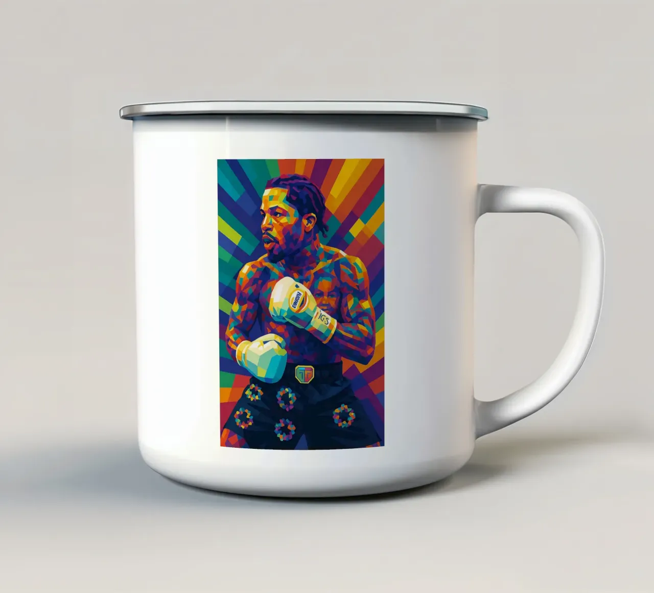 Gervonta Davis tazza in smalto da HopeStudio