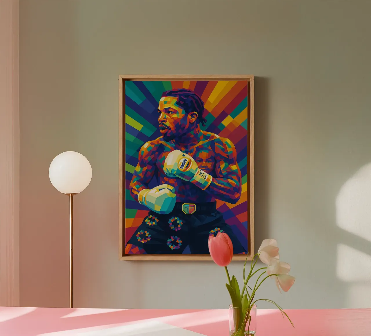 Gervonta Davis tela con Cornice a cassetta da HopeStudio