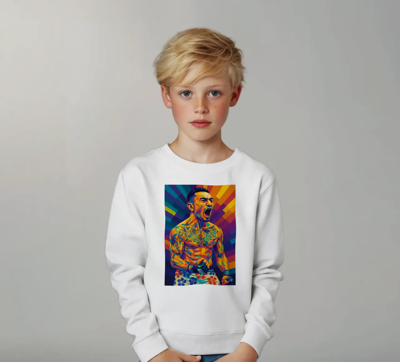 Max Holloway felpa bambino da HopeStudio
