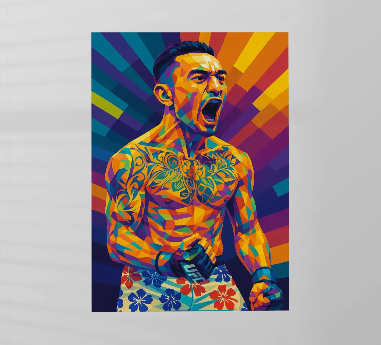 Max Holloway pellicola backlit da HopeStudio