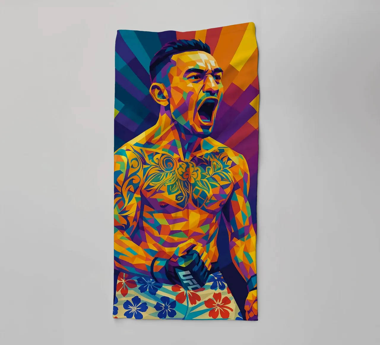 Max Holloway asciugamano da bagno da HopeStudio