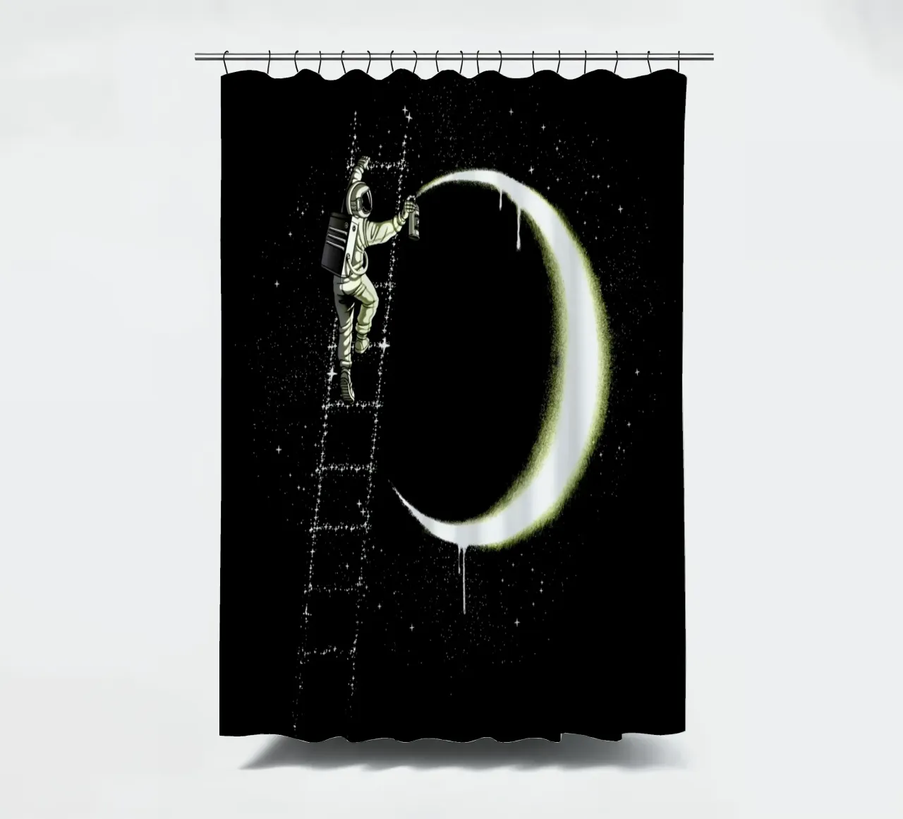Follow The Stars shower curtain by Tobe Fonseca