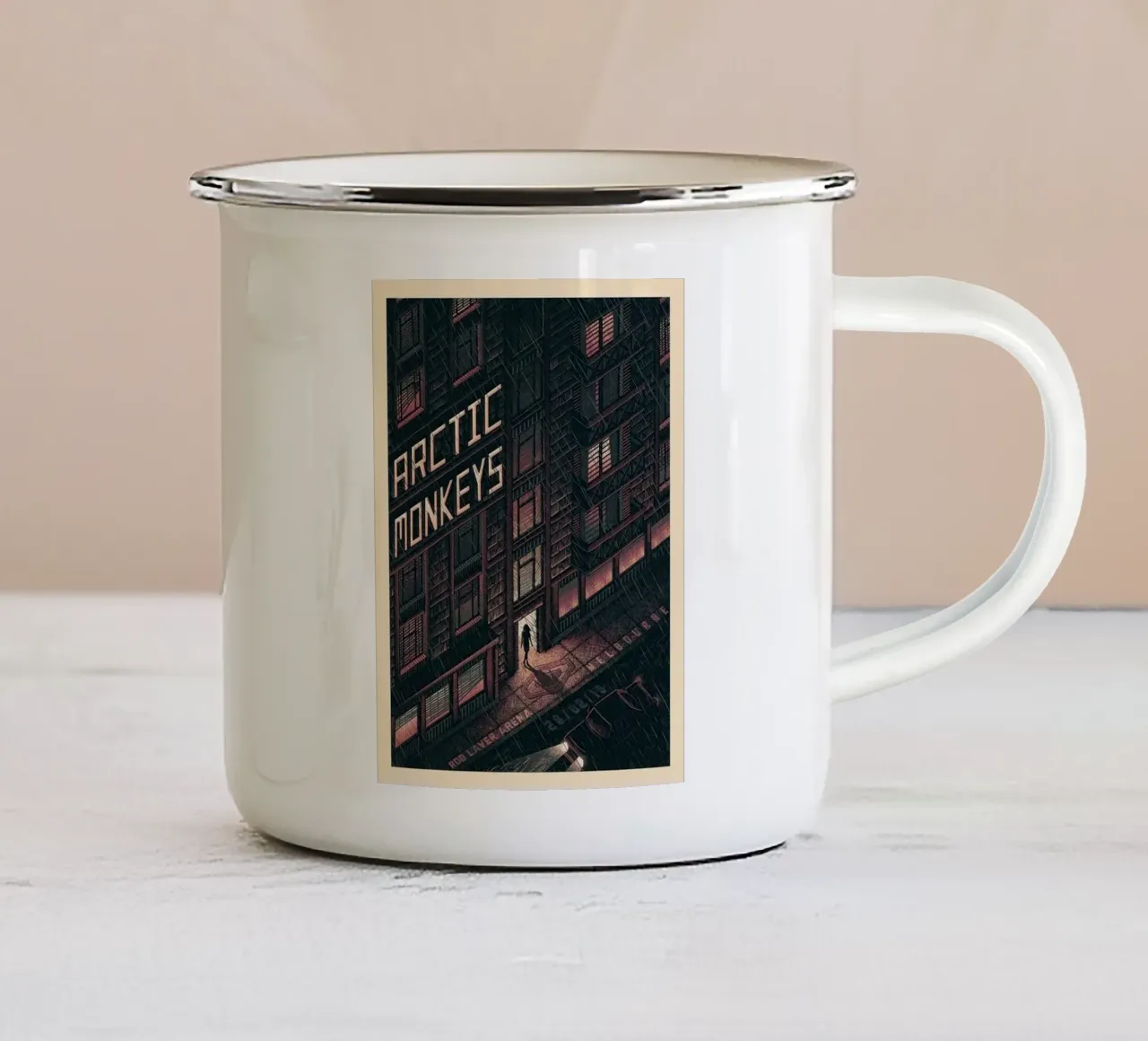 L'Hotel Arctic tazza in smalto da Alex happy shop