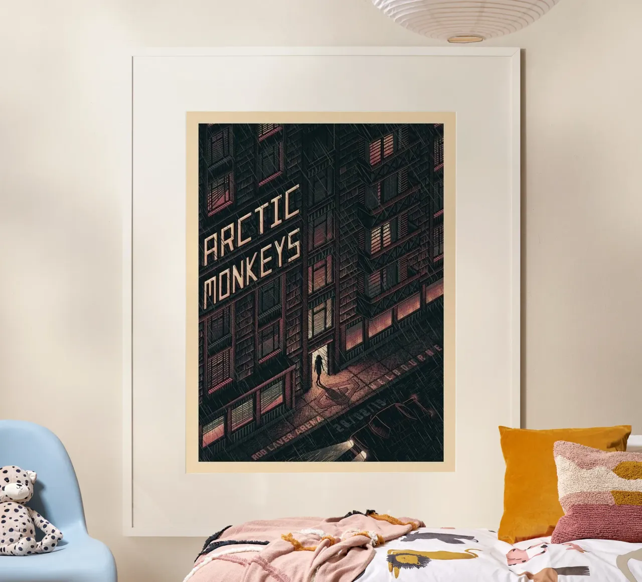 L'Hotel Arctic poster con telaio in alluminio da Alex happy shop