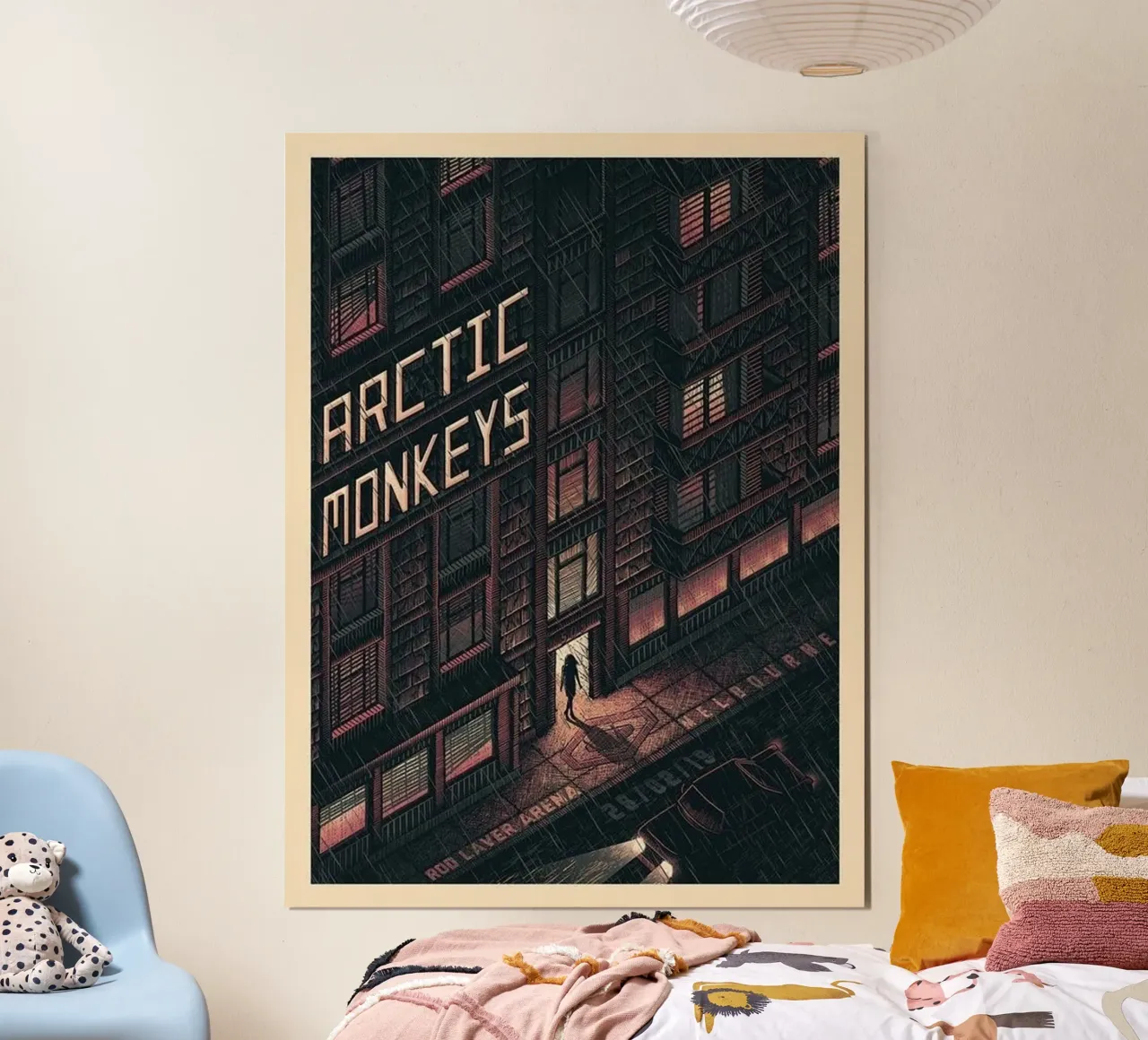 L'Hotel Arctic poster con telaio in alluminio da Alex happy shop