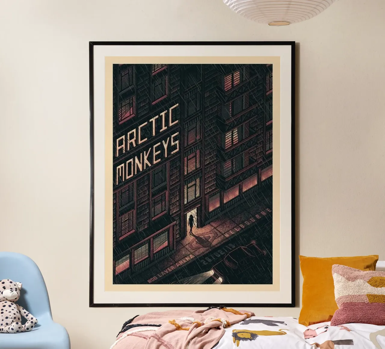 L'Hotel Arctic poster con telaio in alluminio da Alex happy shop