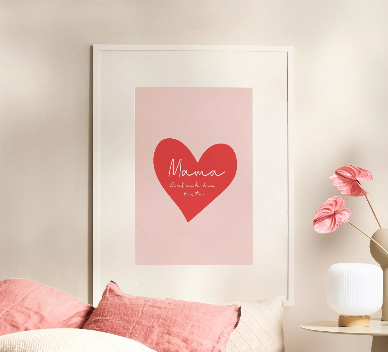 Mama - Einfach die Beste Poster von Typo Designs
