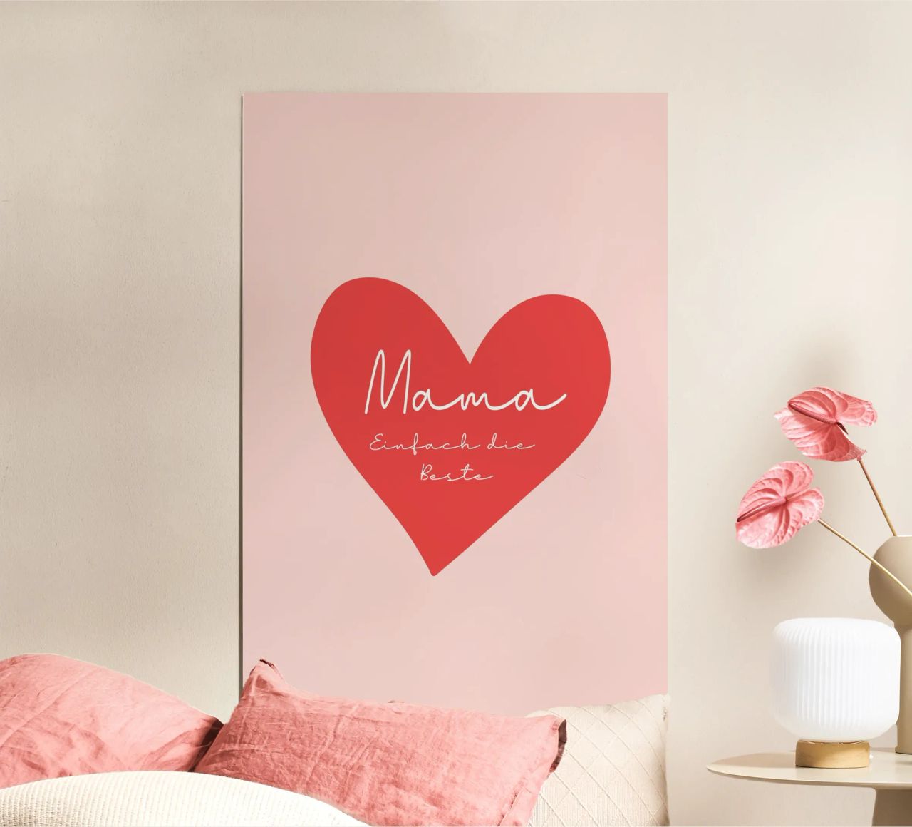 Mama - Einfach die Beste Poster von Typo Designs