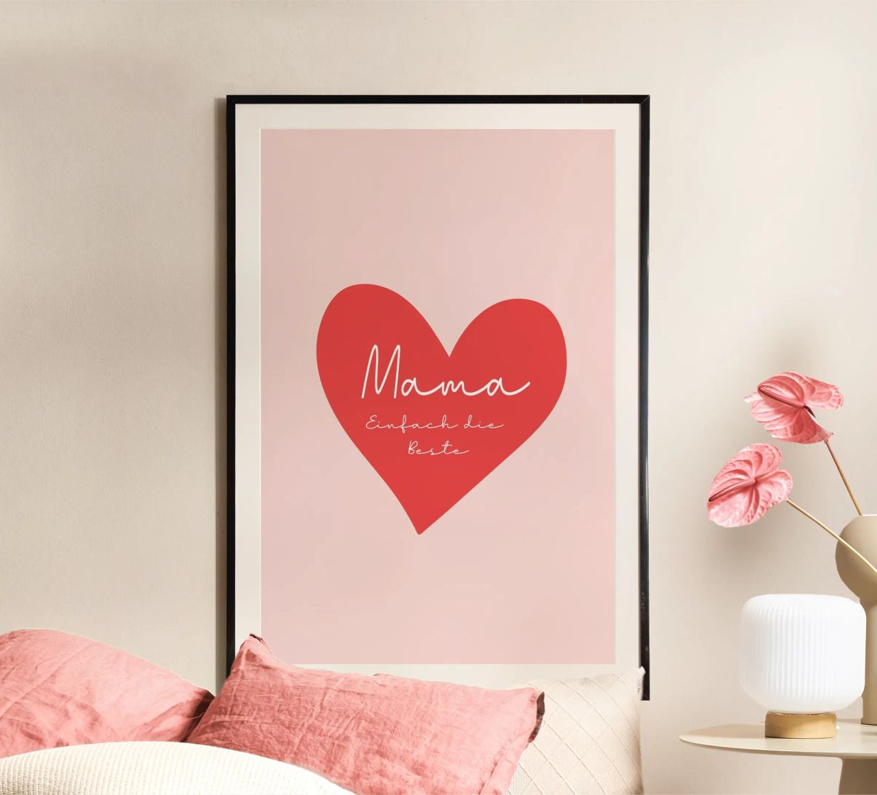Mama - Einfach die Beste Poster von Typo Designs