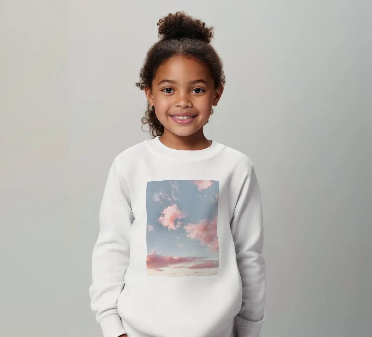 Cielo de algodón de azúcar sudadera para niño de Moon  Bloom