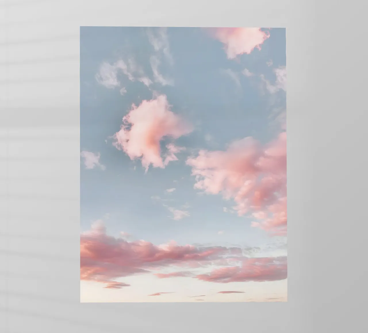 Cielo de algodón de azúcar lámina retroiluminada de Moon  Bloom