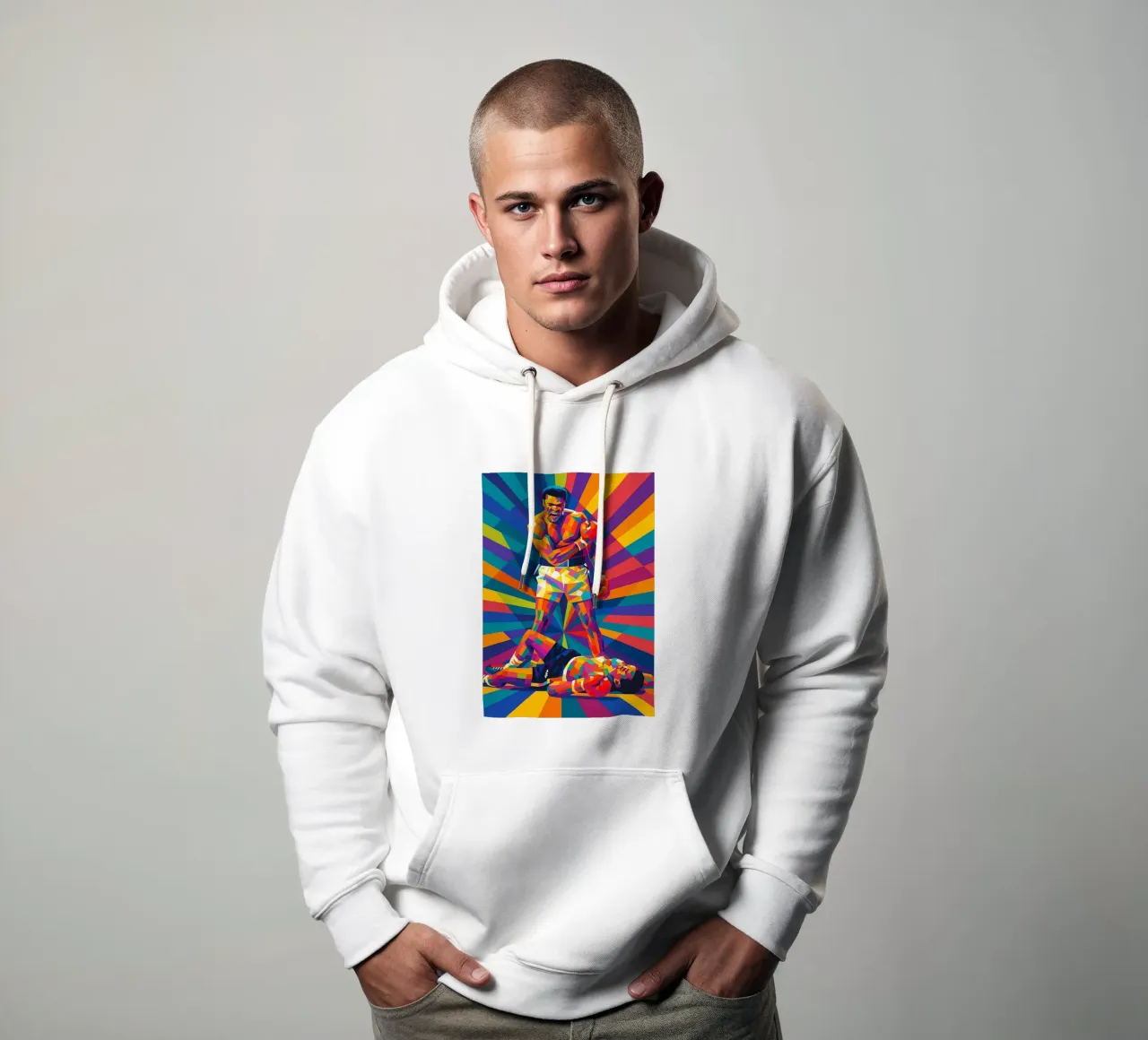 Muhammad Ali sudadera con capucha de HopeStudio