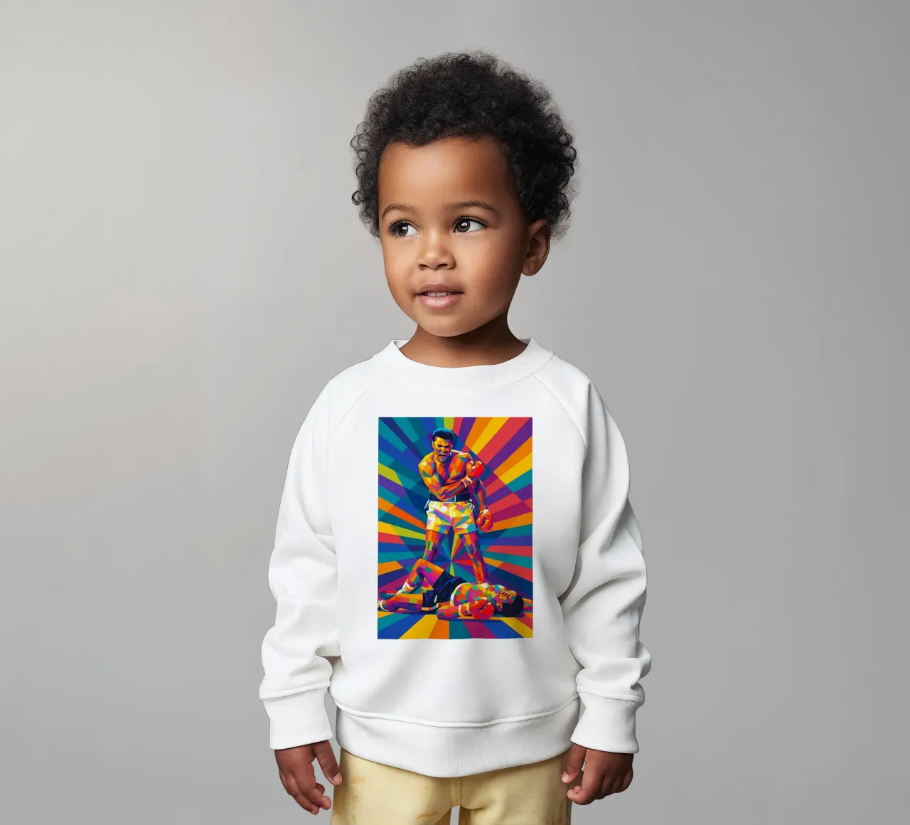 Muhammad Ali baby sweatshirt by HopeStudio