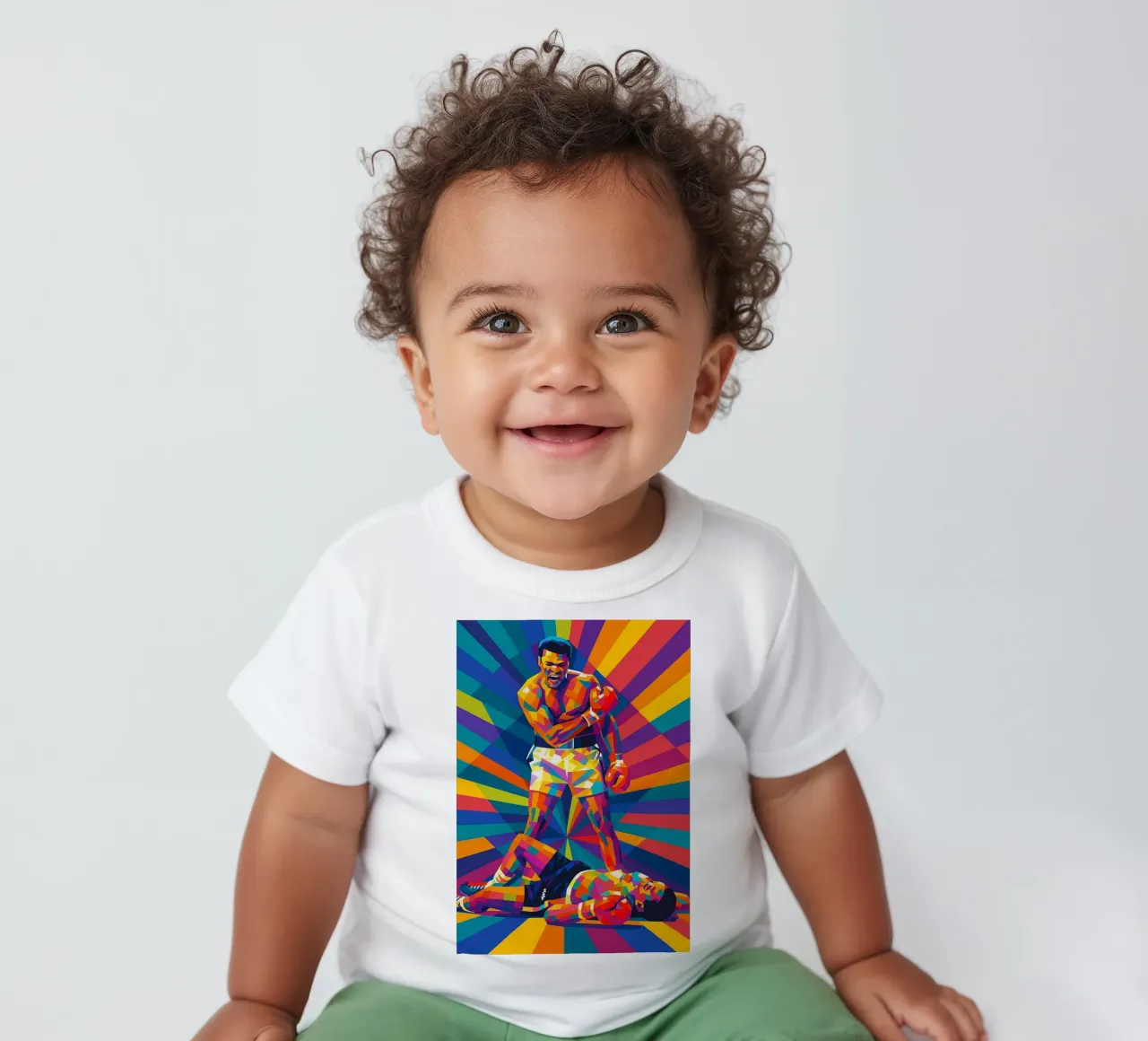 Muhammad Ali maglietta neonato da HopeStudio