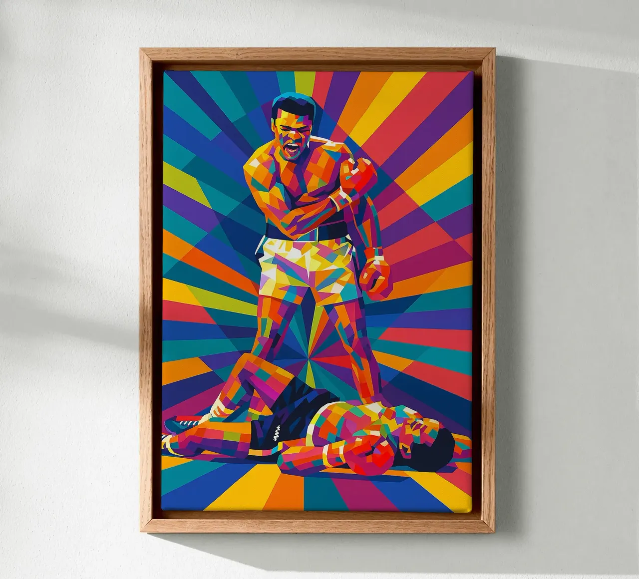 Muhammad Ali tela con Cornice a cassetta da HopeStudio