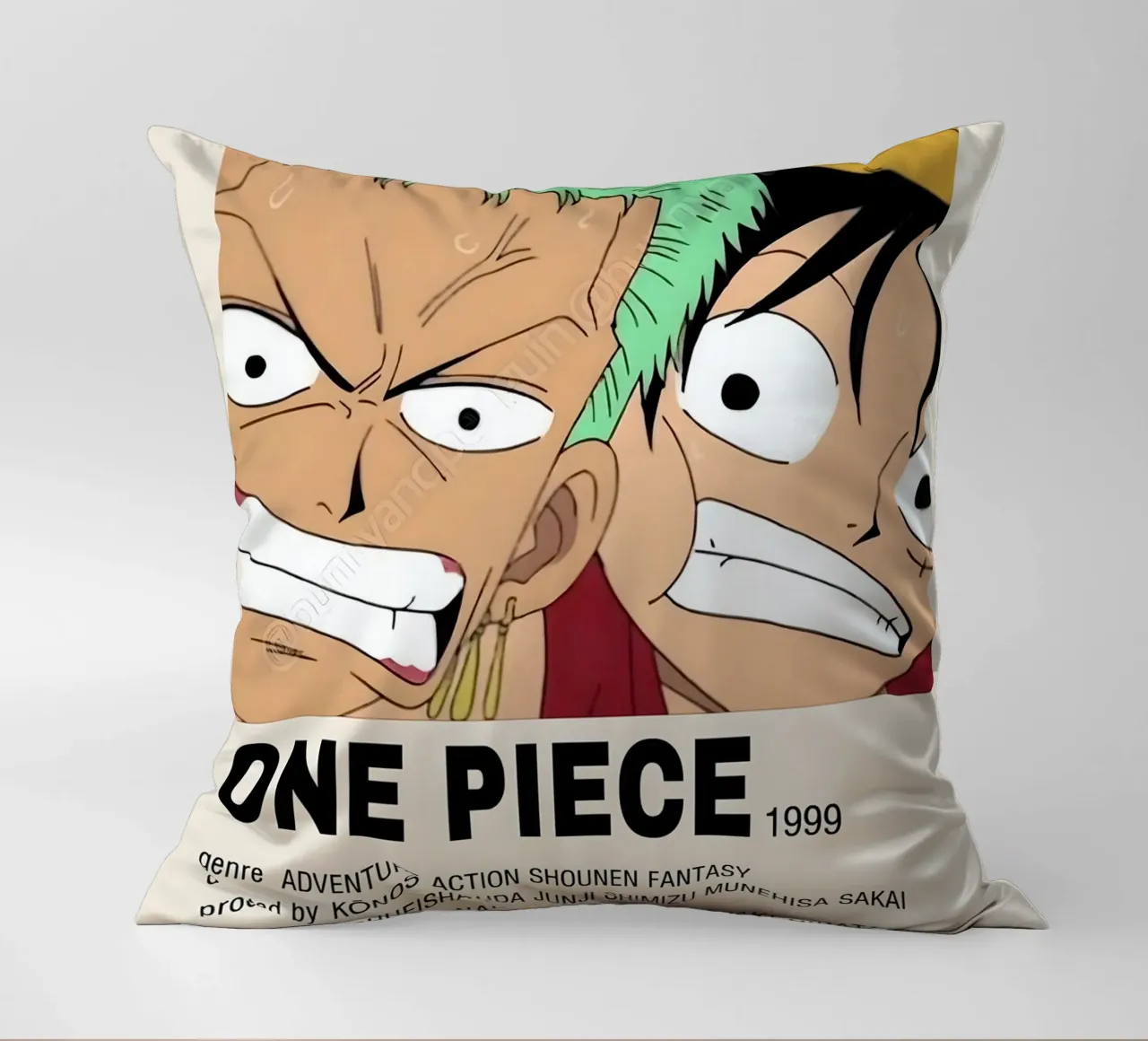 ONE PIECE 1999 decorative cushion by Totoya