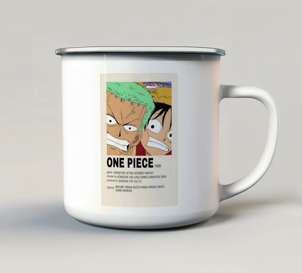 ONE PIECE 1999 tazza in smalto da Totoya