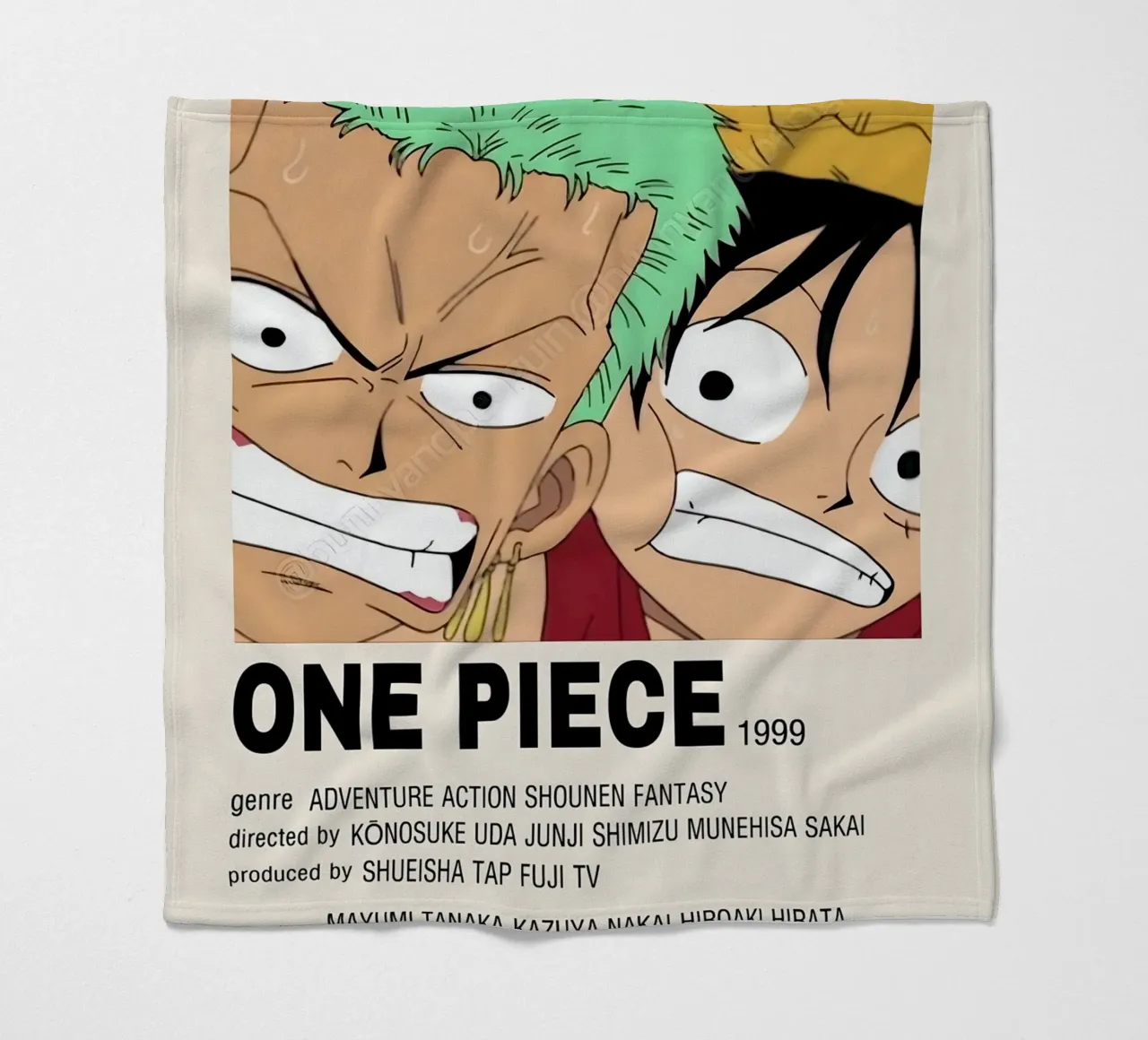 ONE PIECE 1999 coperta in pile da Totoya