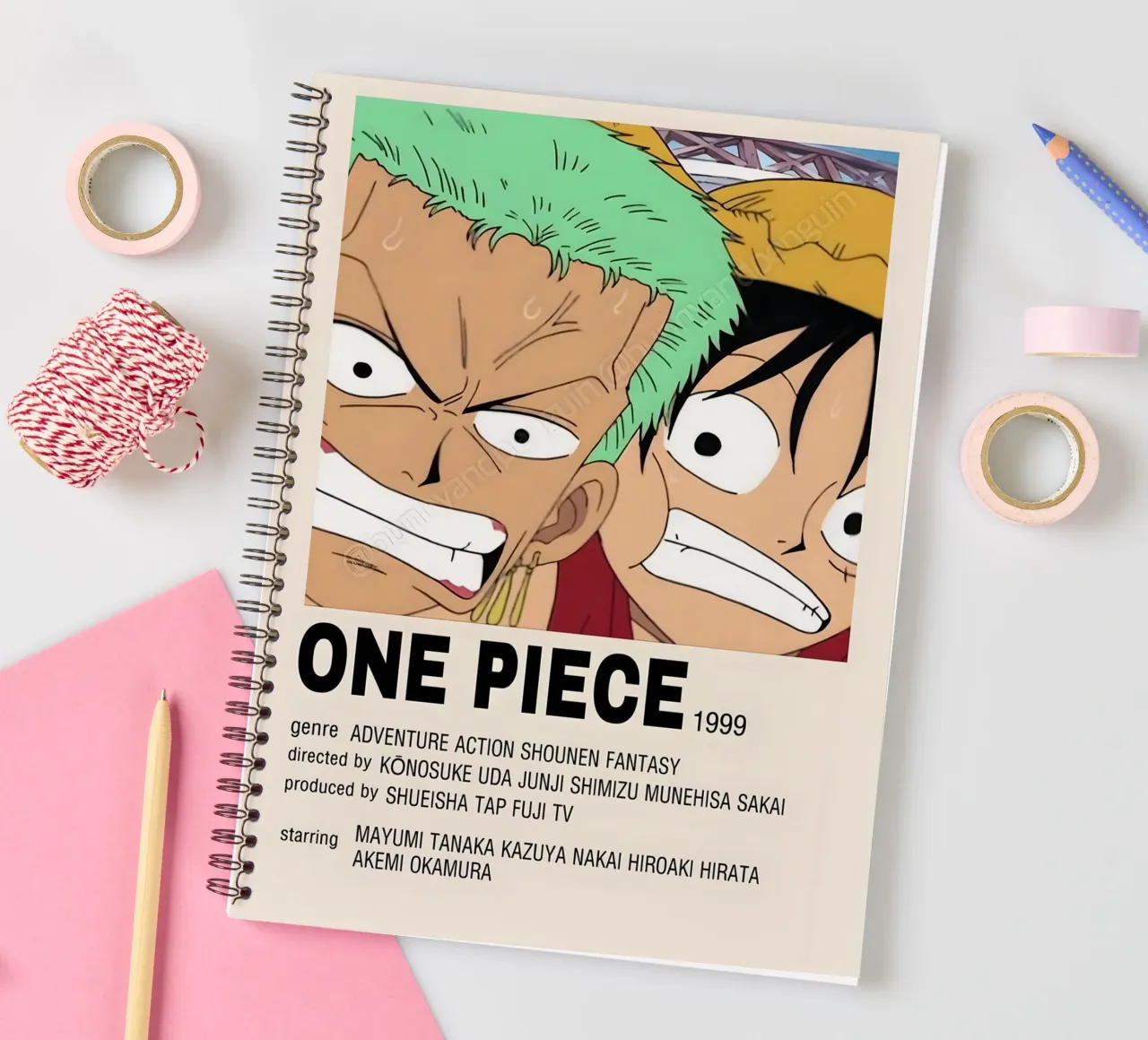ONE PIECE 1999 spiral notebook by Totoya
