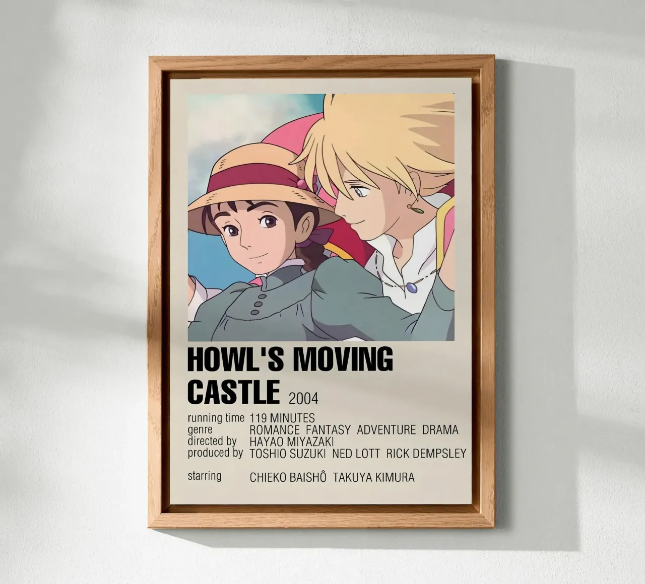 HOWL'S MOVING CASTLE  2004 alluminio dibond da Totoya