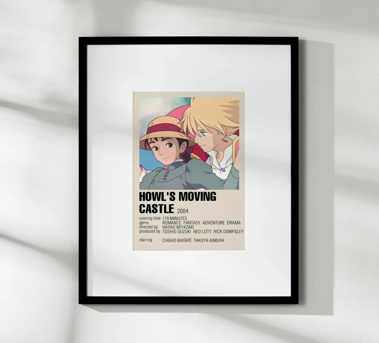 HOWL'S MOVING CASTLE  2004 poster da Totoya