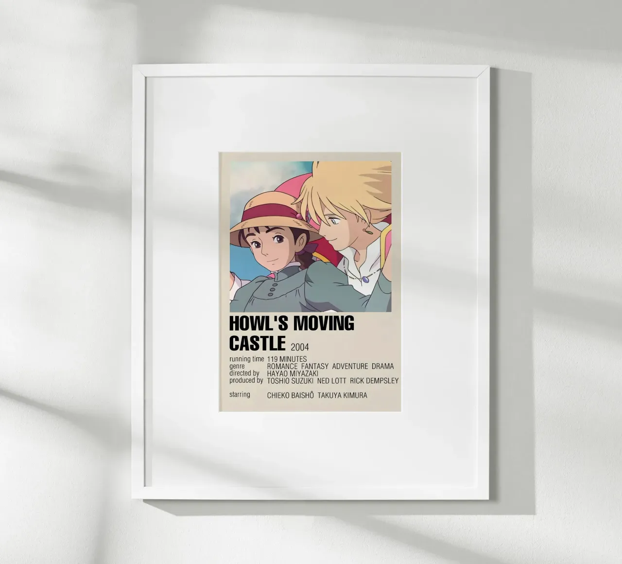 HOWL'S MOVING CASTLE  2004 poster da Totoya