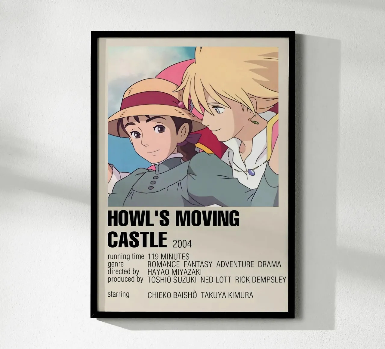 HOWL'S MOVING CASTLE  2004 poster da Totoya