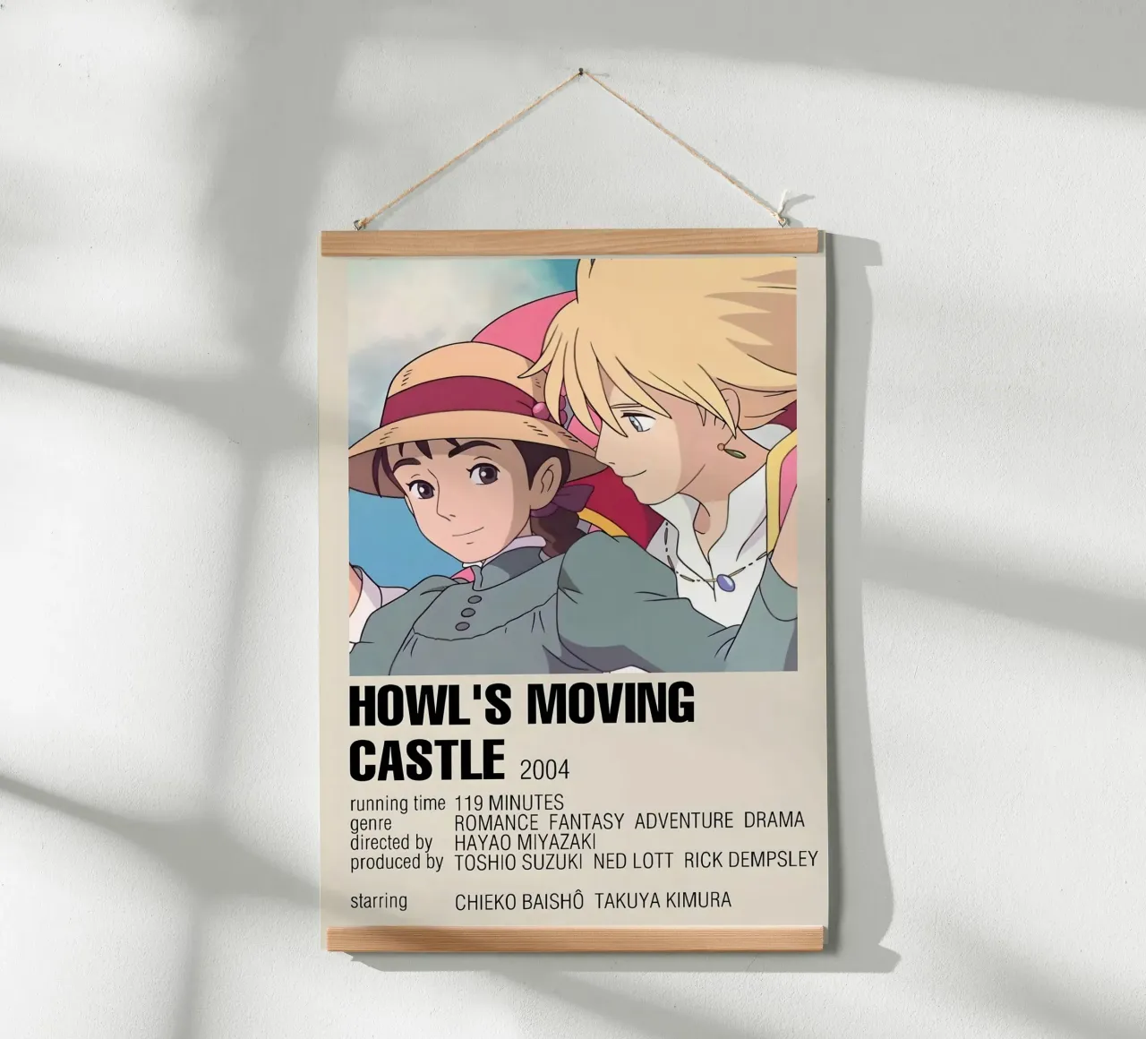HOWL'S MOVING CASTLE  2004 poster da Totoya