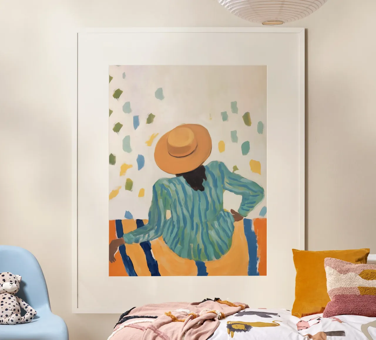 La Dolce Vita, abstracte moderne vrouwenkunst, zomerdruk poster van DolceVita
