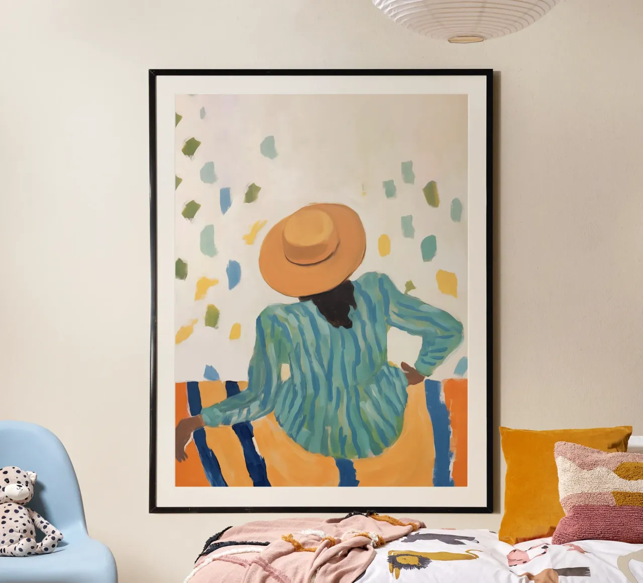 La Dolce Vita, abstracte moderne vrouwenkunst, zomerdruk poster van DolceVita