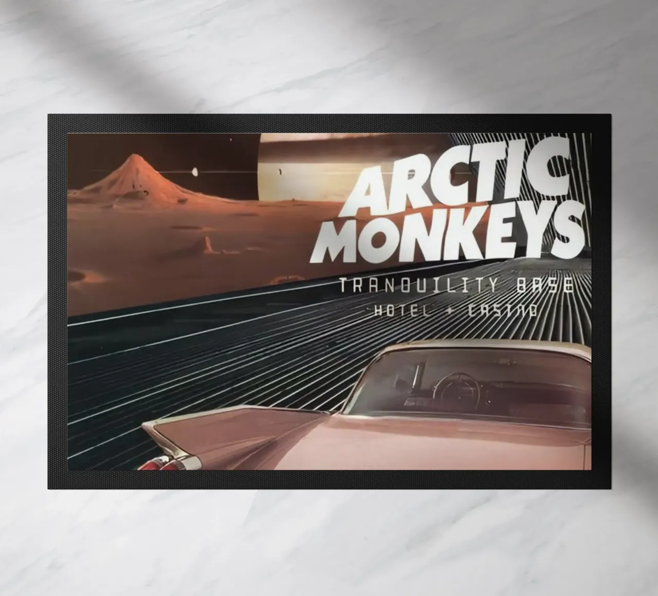 Arctic Car on Space doormat by Alex happy shop