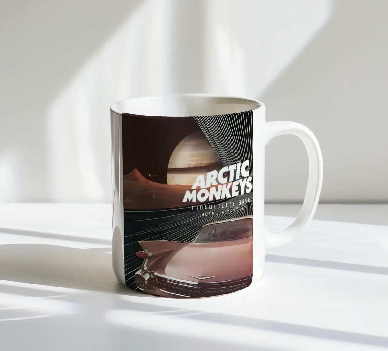 Auto artica sullo spazio tazza in ceramica da Alex happy shop