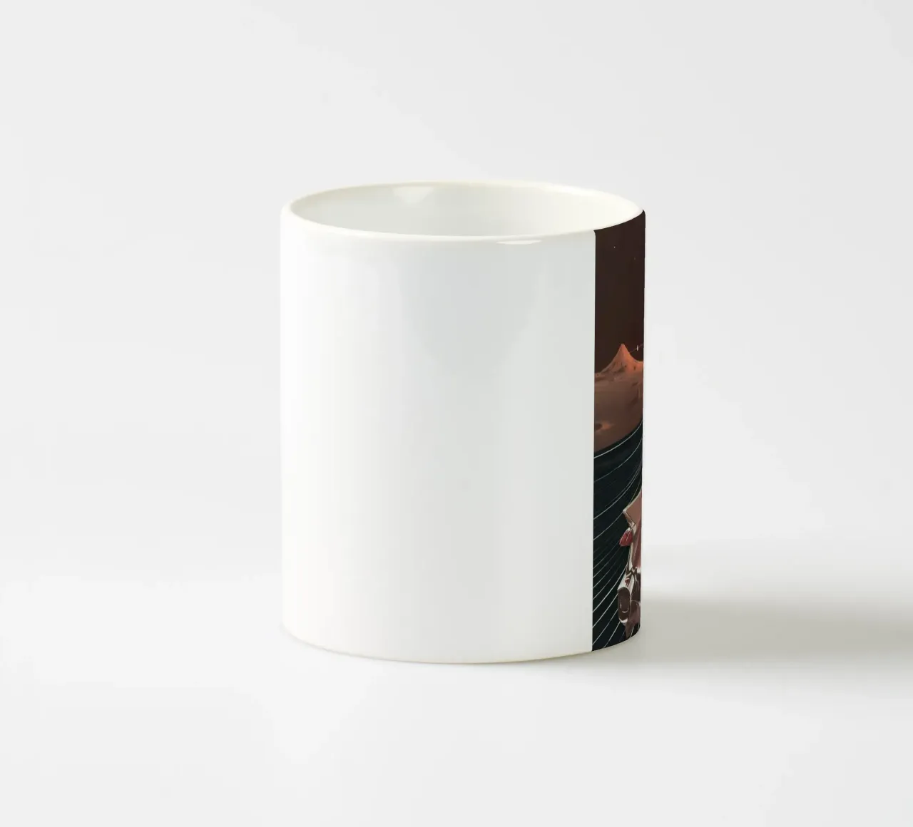 Auto artica sullo spazio tazza in ceramica da Alex happy shop