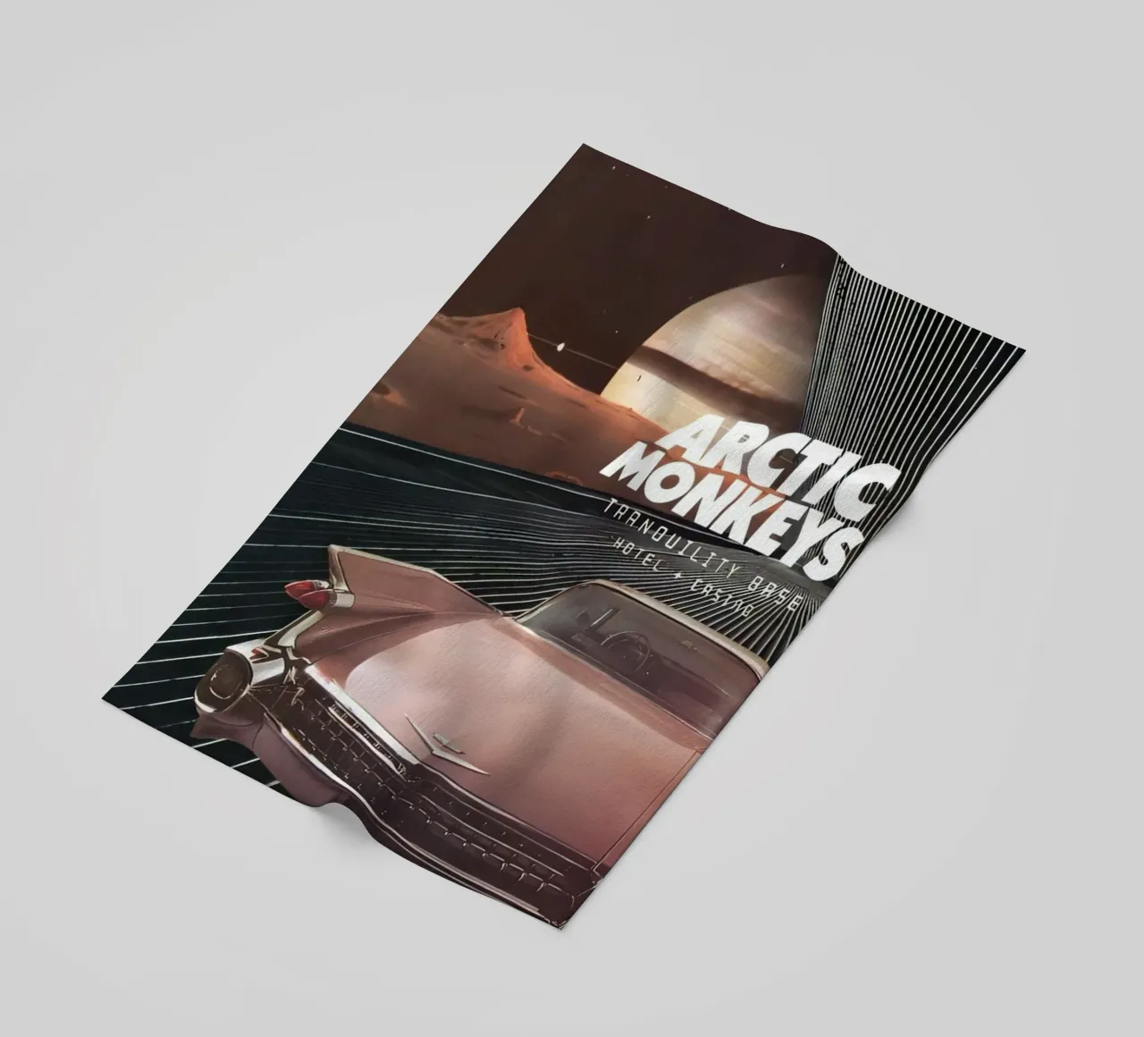 Auto artica sullo spazio telo mare da Alex happy shop