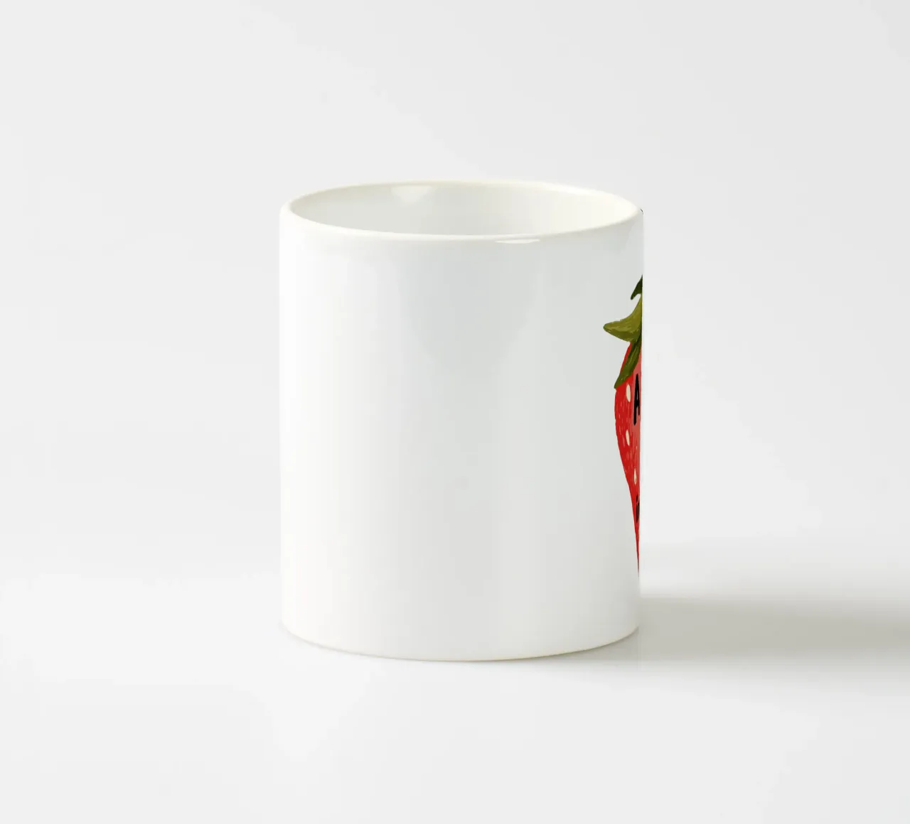 Citazione di frutti di bosco con frutta sorridente e colori tenui tazza in ceramica da Modern Muse