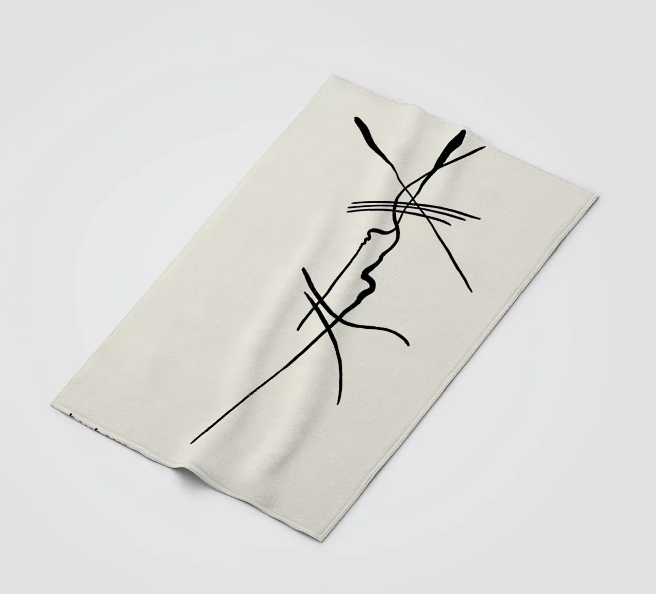 Kandinsky - Diagram 19 coperta in pile da Vintage by JUNIQE