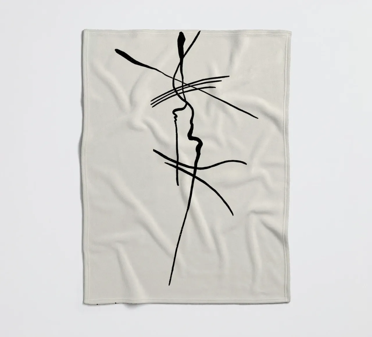 Kandinsky - Diagram 19 coperta in pile da Vintage by JUNIQE