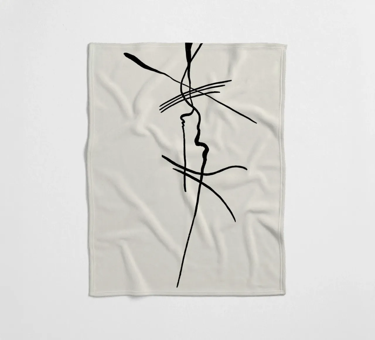 Kandinsky - Diagram 19 coperta in pile da Vintage by JUNIQE