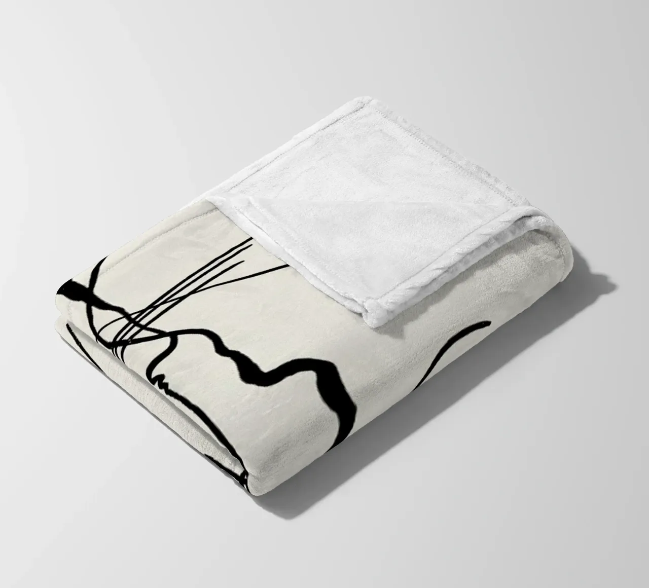 Kandinsky - Diagram 19 coperta in pile da Vintage by JUNIQE