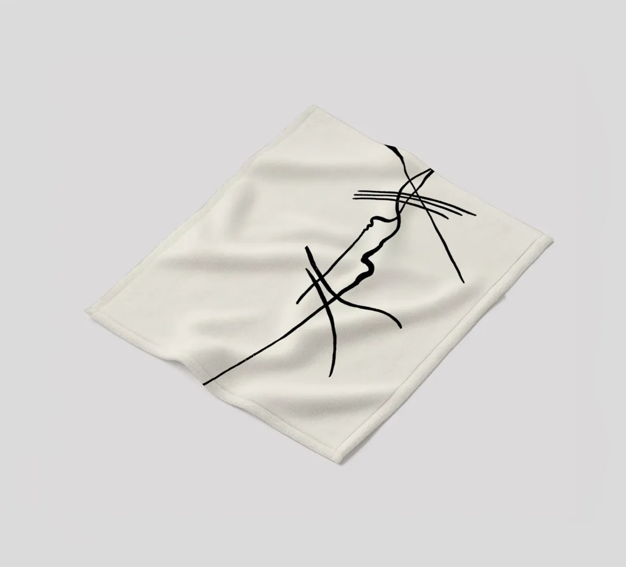 Kandinsky - Diagram 19 coperta in pile da Vintage by JUNIQE