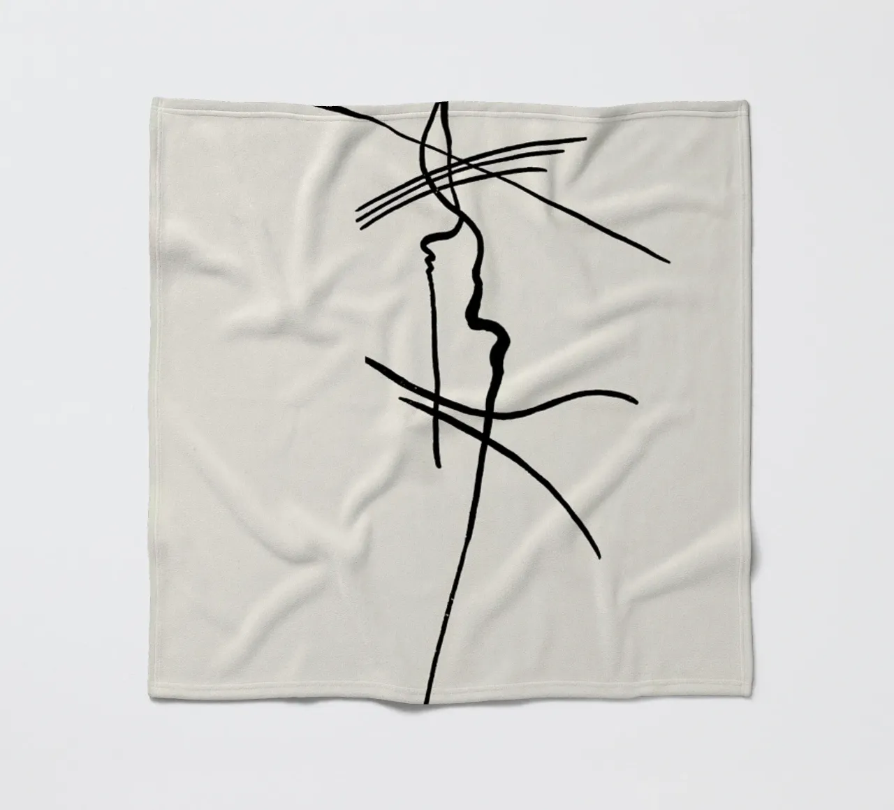 Kandinsky - Diagram 19 coperta in pile da Vintage by JUNIQE