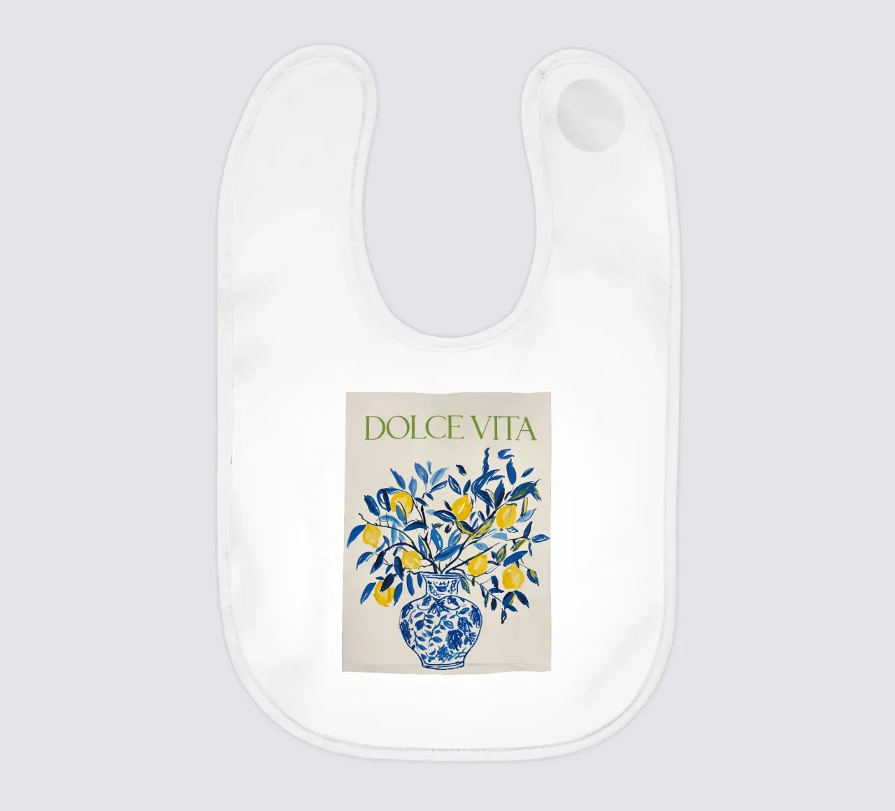 Zitrone drucken, Italien Poster, Zitrone Babylätzchen von DolceVita