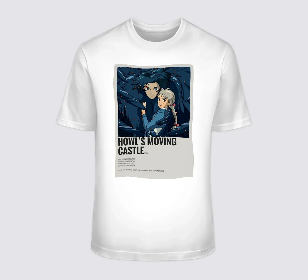 HOWL'S MOVING CASTLE 2004 t-shirt da Totoya
