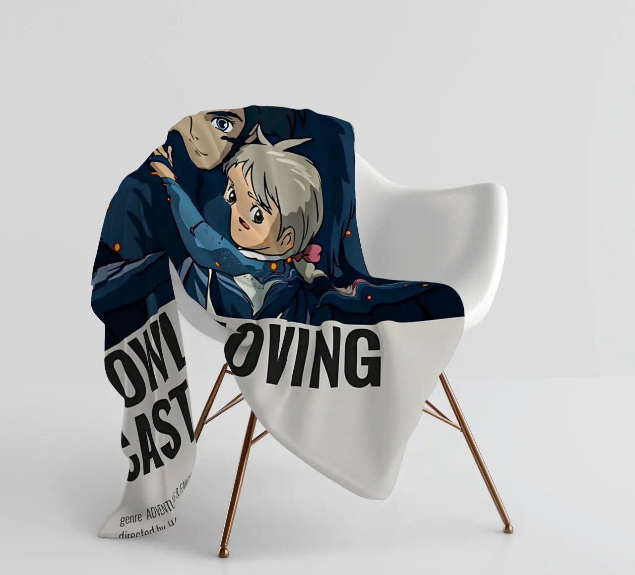 HOWL'S MOVING CASTLE 2004 coperta in pile da Totoya