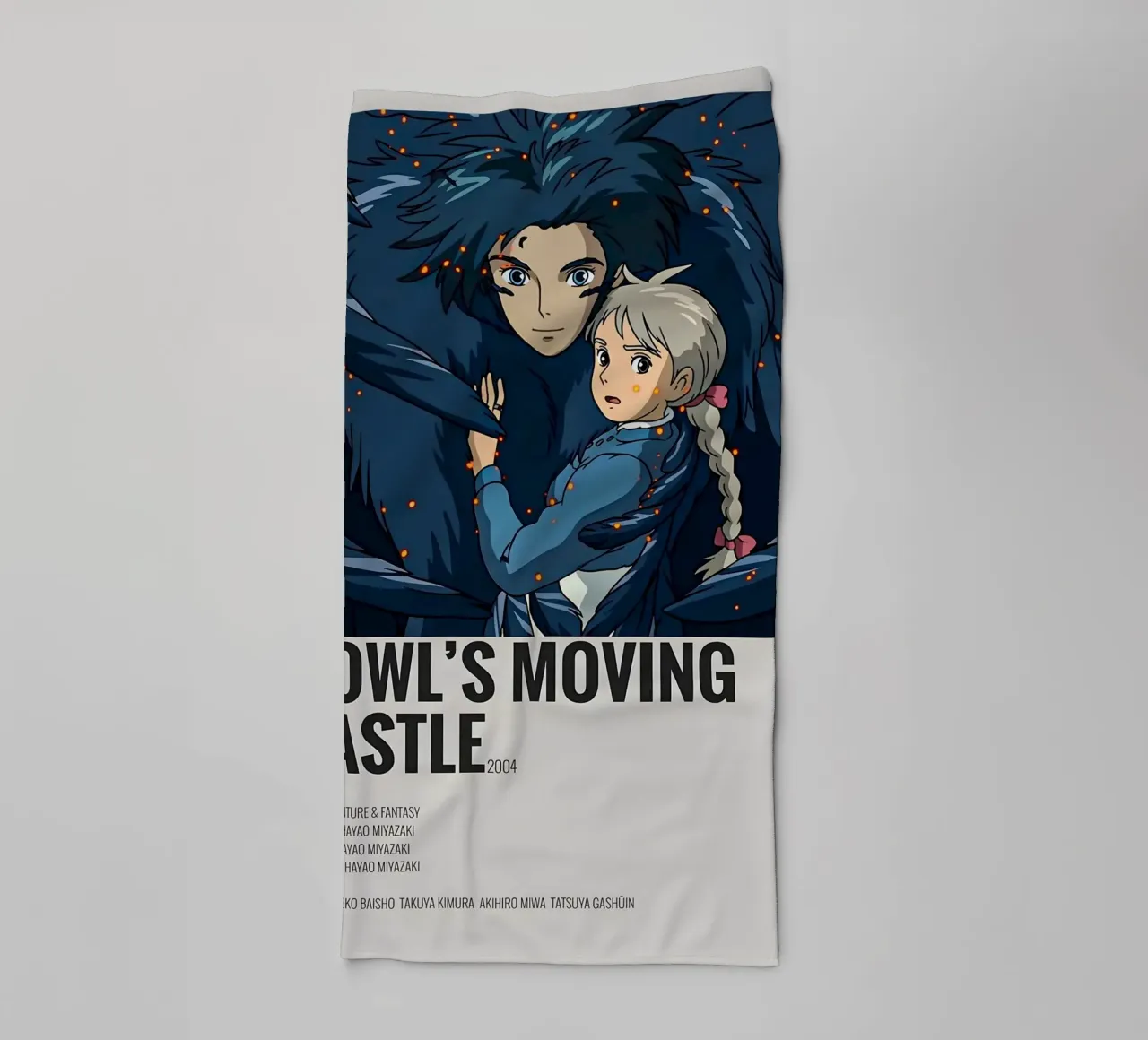 HOWL'S MOVING CASTLE 2004 asciugamano da bagno da Totoya