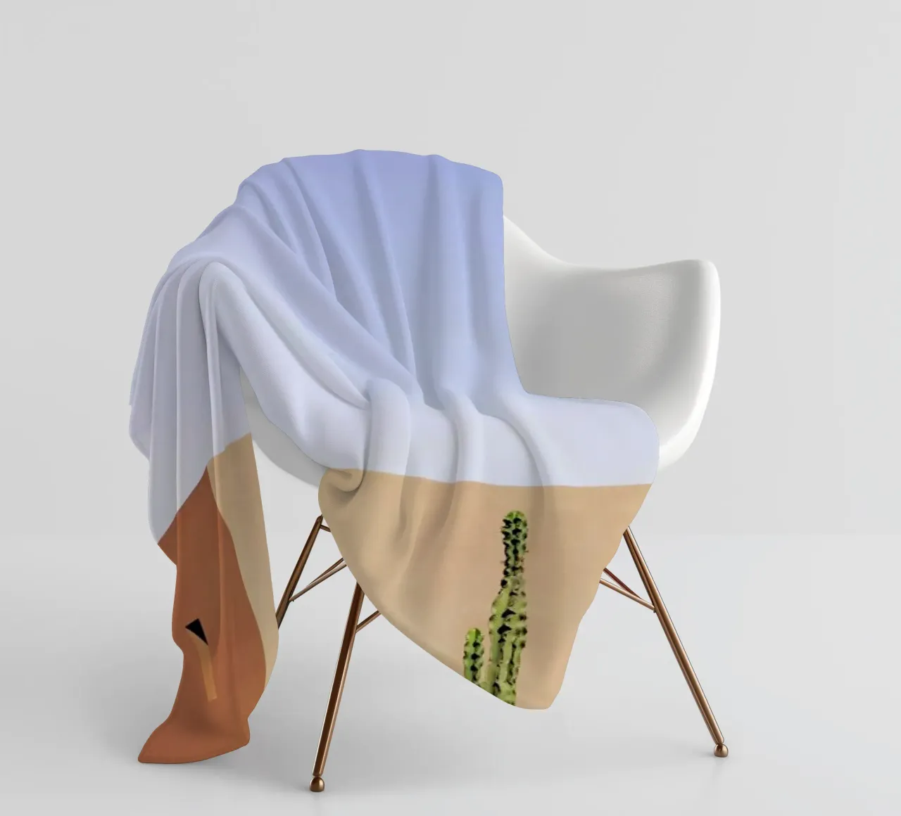 Cactus House fleece blanket by Rupert Höller
