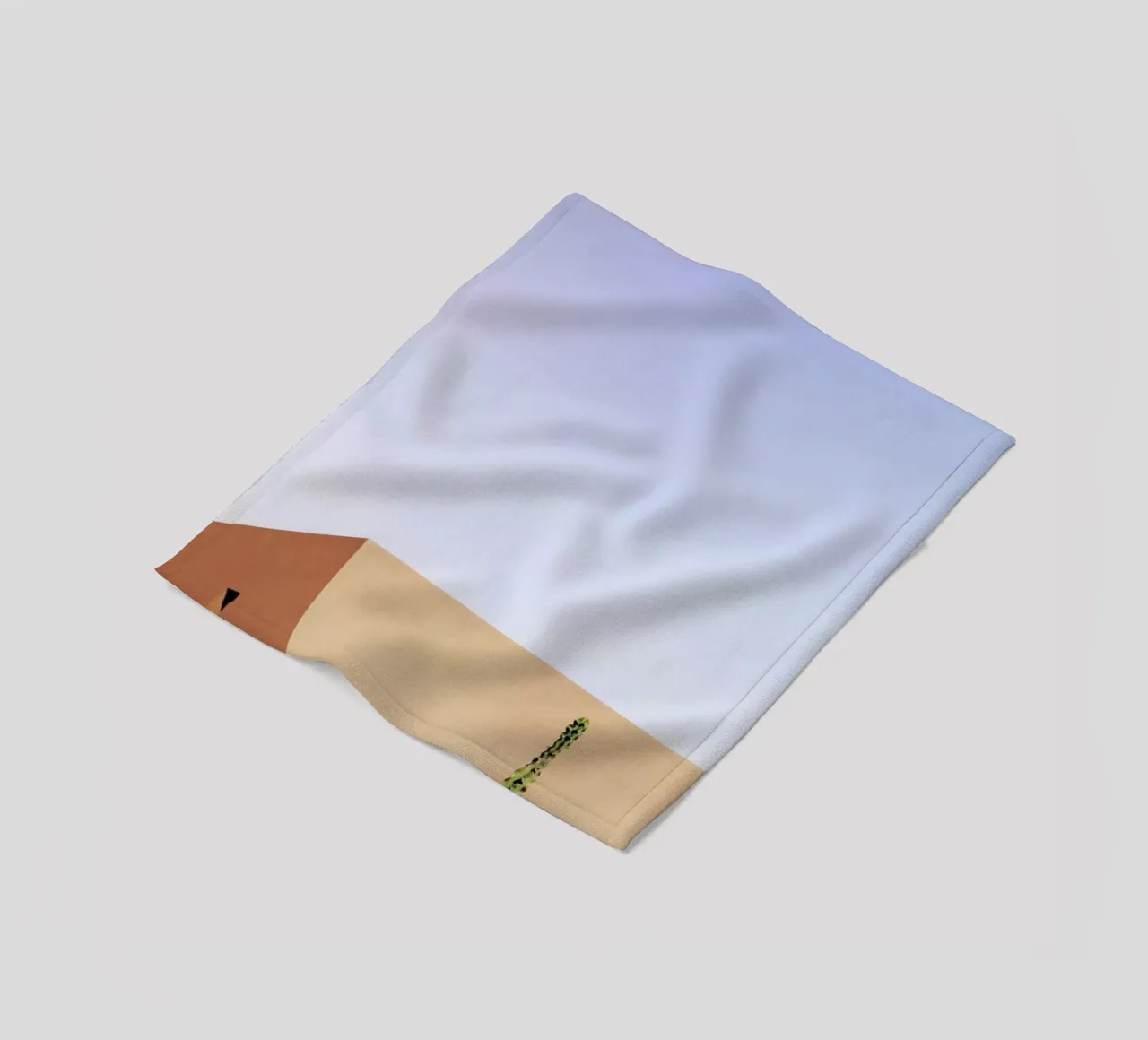 Cactus House fleece blanket by Rupert Höller