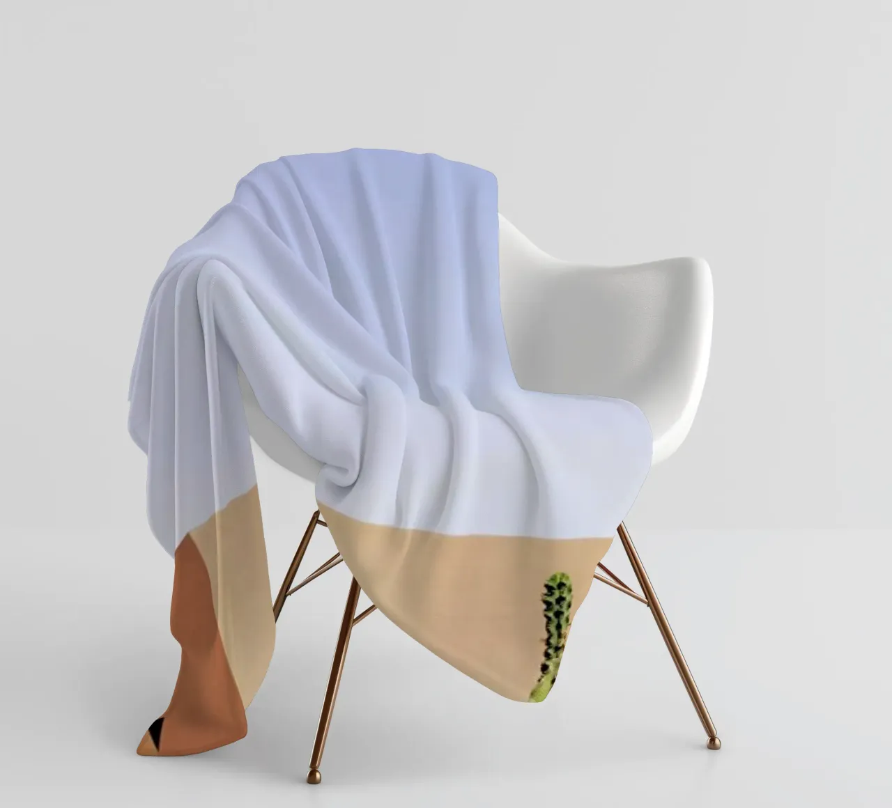 Cactus House fleece blanket by Rupert Höller